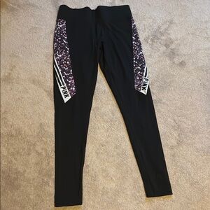 Victoria's Secret PINK Black Yoga Leggings Size S